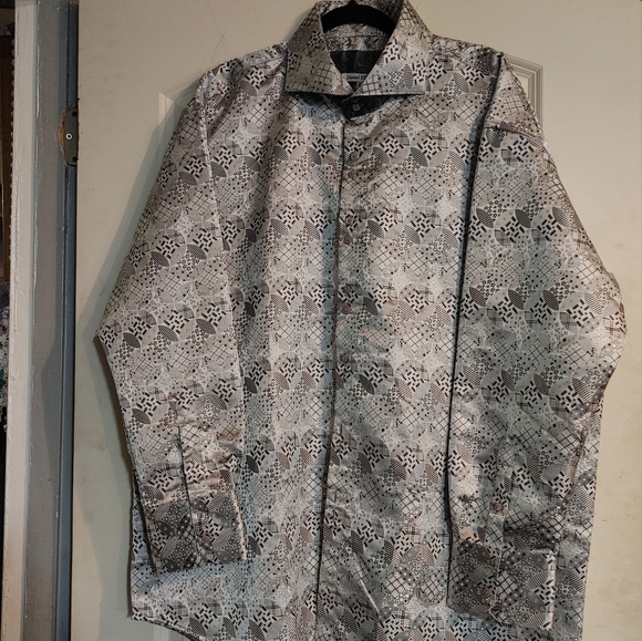 Daniel Ellissa Button Down Shirt Men's Size 3XL/19.5 - Picture 3 of 11